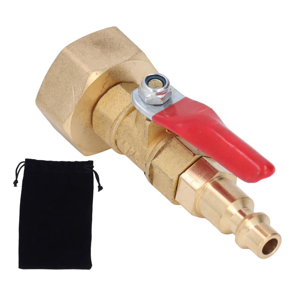 Brass Winterize Blowout Adapter 1/4In Male Quick 9121376222733