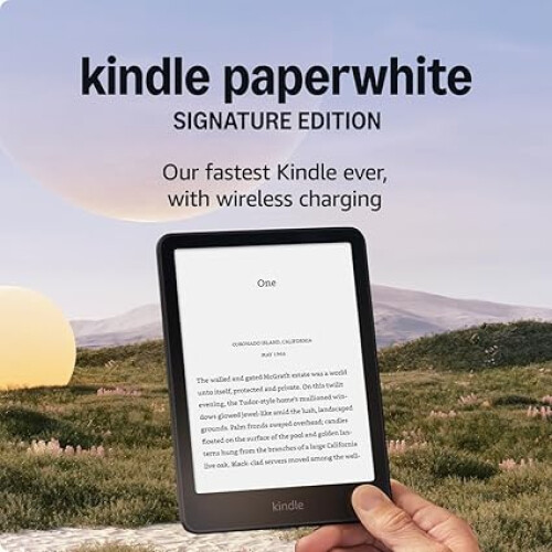 Amazon Amazon Kindle Paperwhite Signature Edition (32GB)Our fastest Kindle, auto-adjusting front light, wireless charging 1