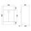 NES Home Nes Home 500mm Freestanding White Vanity Unit (Excluding Basin) 2