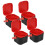 4pcs Portable Plastic Fishing Bait Holder Box Worm 2