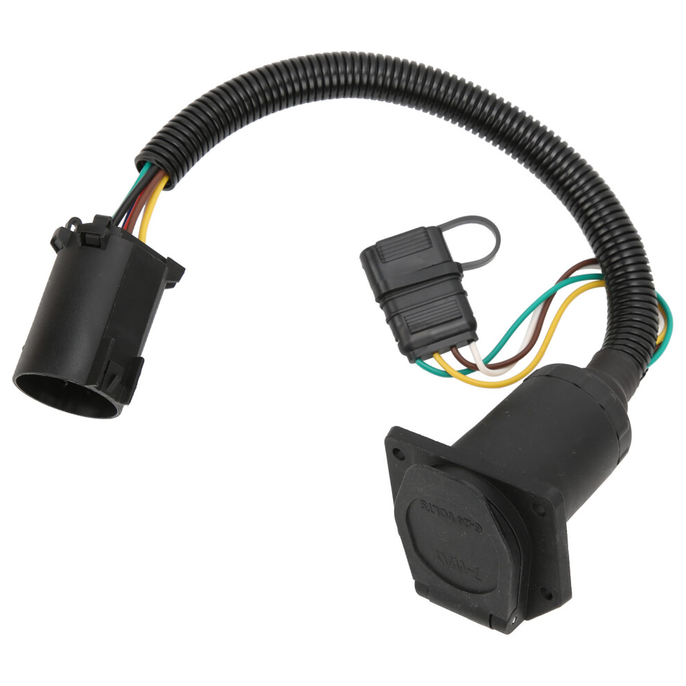 7 Way & 4 Pin Trailer Connector Plug Wiring Harness With Bracket For Uscar Vehicles 7661333177659