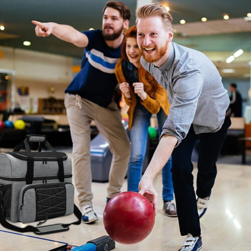 Double Ball Bowling Bag  Padded Divider Pair 1