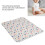 Waterproof Washable Cotton Changing Pad Liner 80x100cm Underwater Theme 12