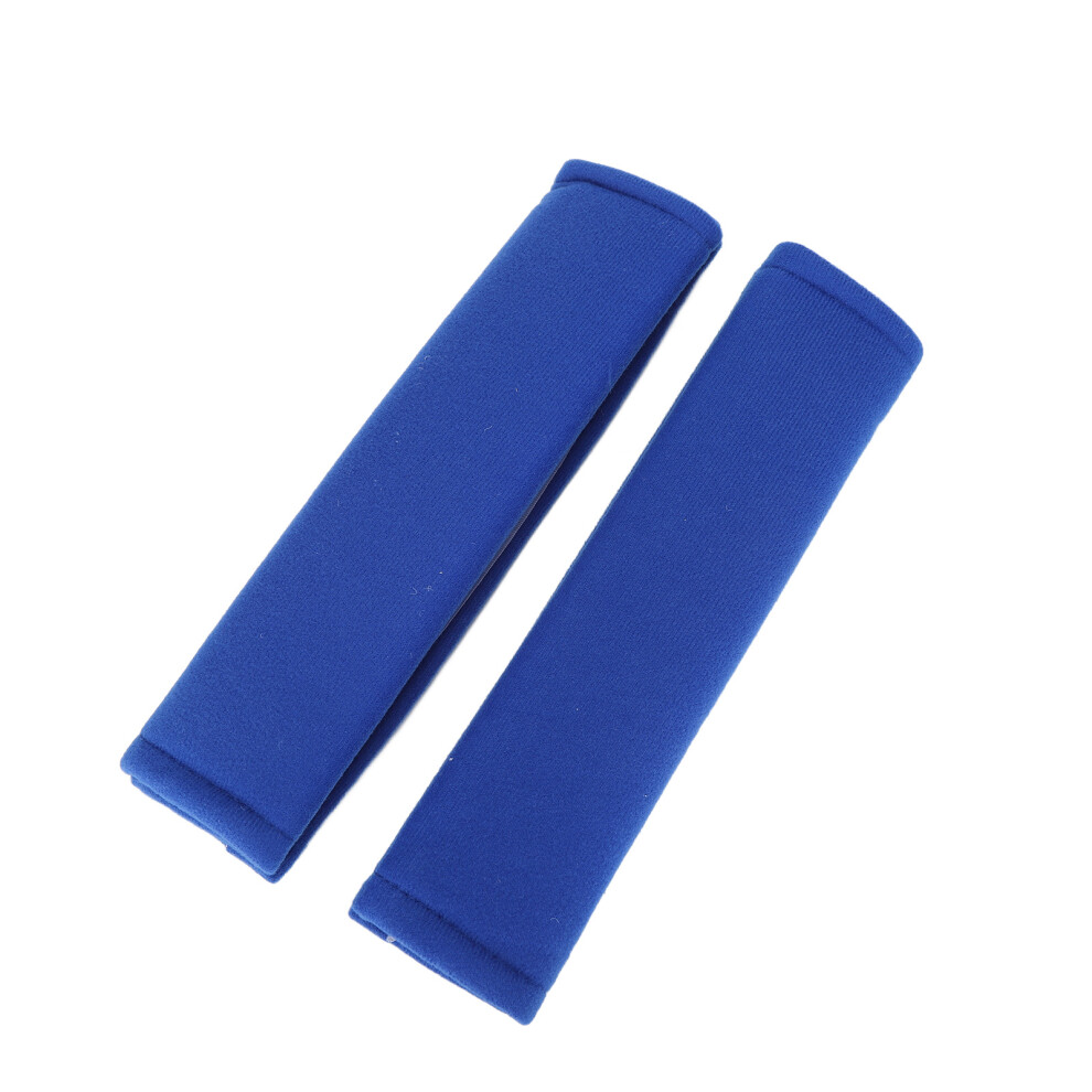 2Pcs Car Seatbelt Shoulder Pads Soft Comfort For Adults & Kids Dark/Blue 4041333179991