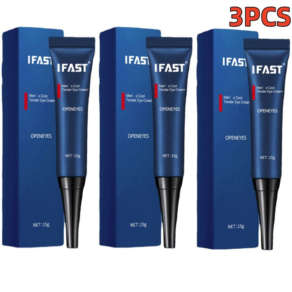 3PCS Mens Eye Cream anti Aging, Awaken Peptide Lifting Eye Gel, Caffeine Eye Cream