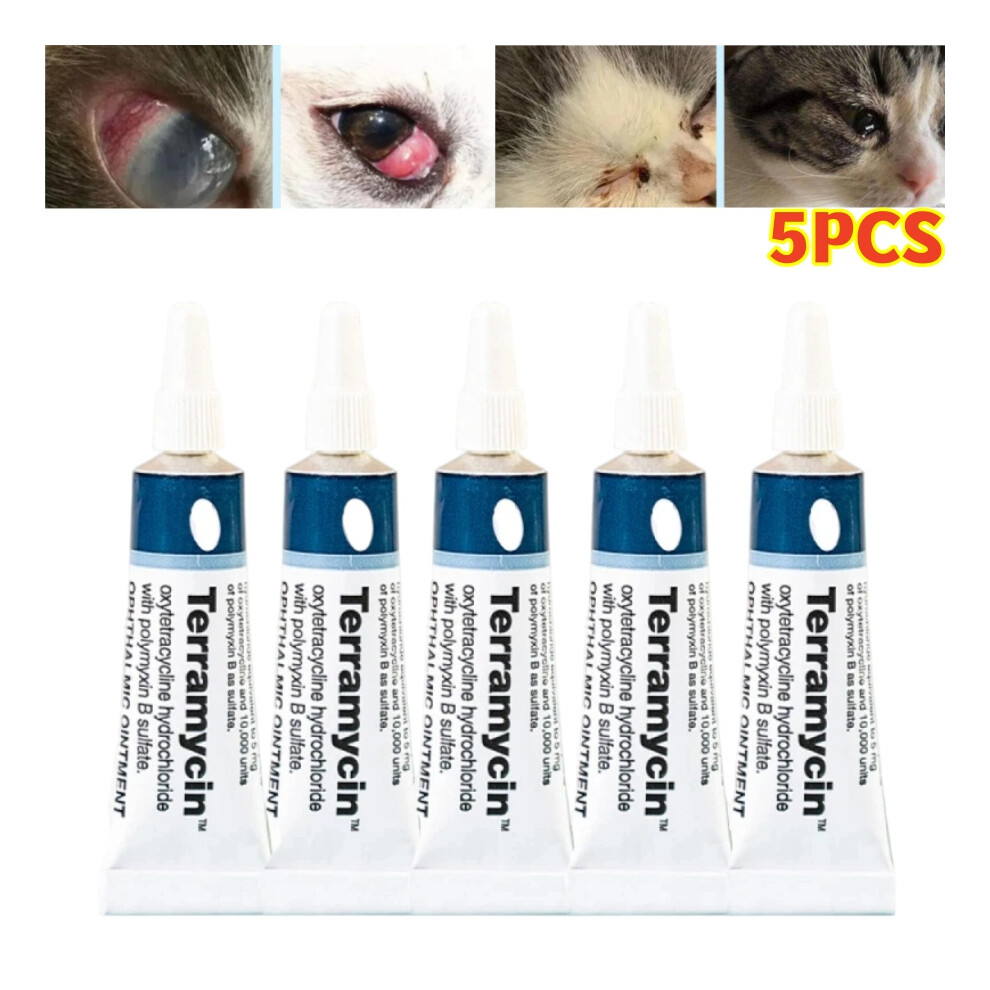 5X Pet Eye Health Ointment for Dogs, Cats, Cattle, Sheep, Horses, Birds & Puppies