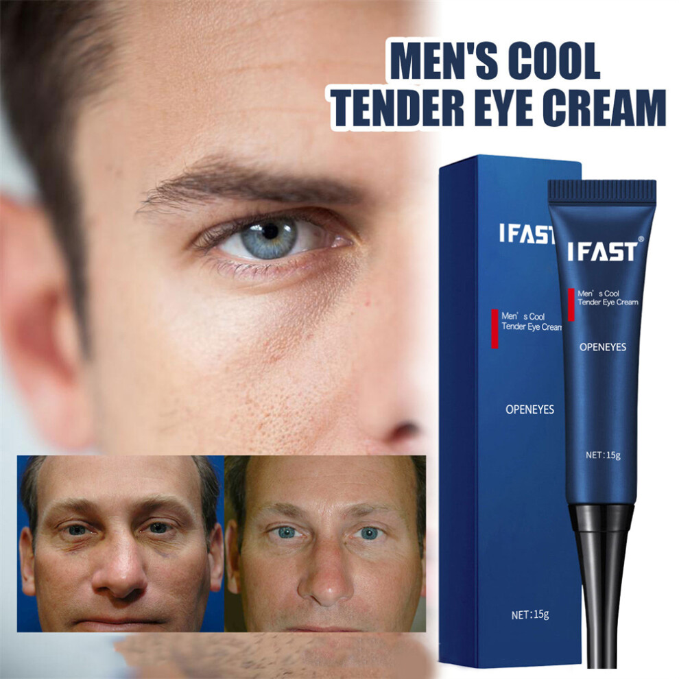 Mens Eye Cream anti Aging, Awaken Peptide Lifting Eye Gel, Caffeine Eye Cream