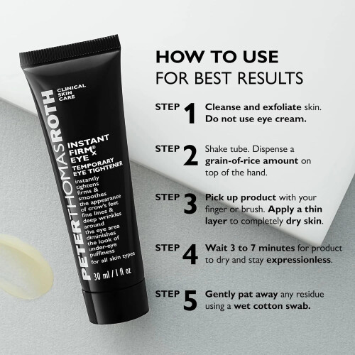 2PC Peter Thomas Roth Instant Firmx Temporary Eye Tightener - 1 oz Cream 1