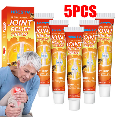 5PC New Zealand Bee Venom Professional Care Gel, New Zealand Bee Venom Joint Relief Gel, Cream Gel For Bone And Joint Care
