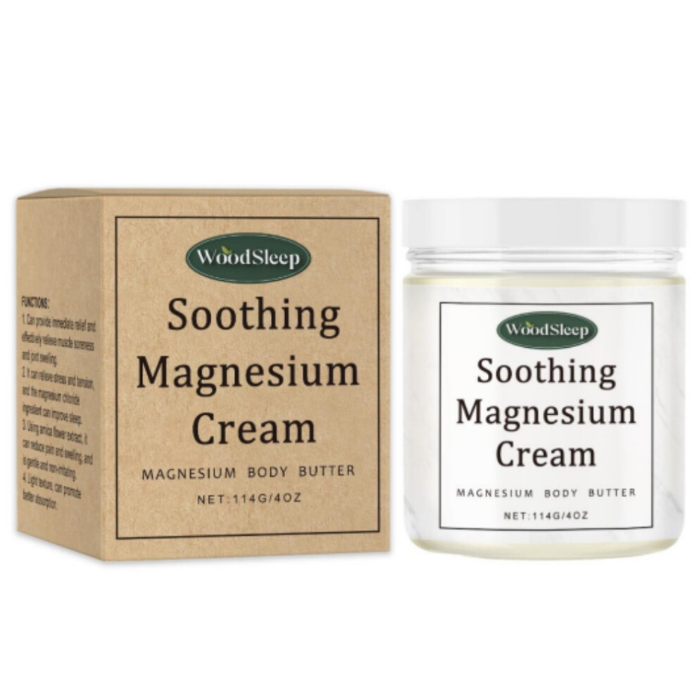 WoodSleep Magnesium Cream - Sleep Aid & Joint Relief - 114g