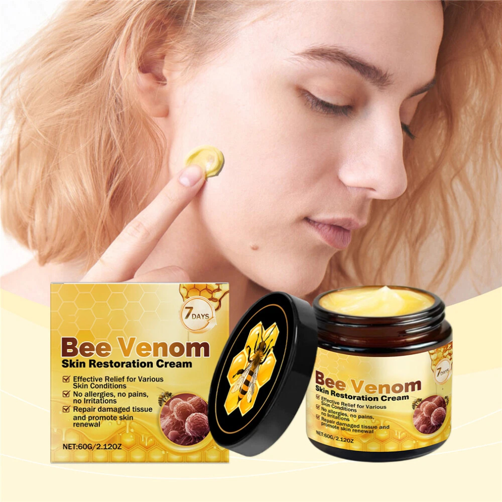 Bee Venom Skin Repair Cream Warts,Moles,Age Spots Soothing Repair Care