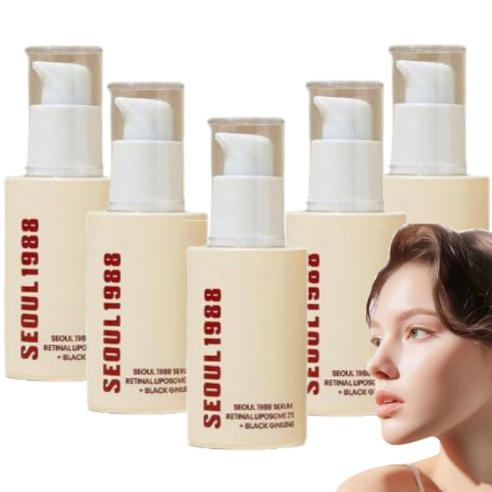 Black 5Pc Ksecret Seoul 1988 Serum : Retinal Liposome 2% + Ginseng, 30Ml