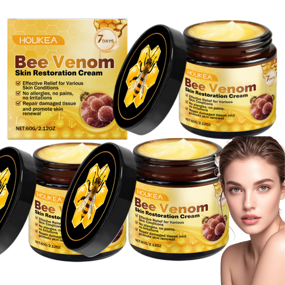 Cream 3Pcs Bee Venom Repair Comprehensive Anti-Wart Serum Hydrating Moisturizing For All Skin Types