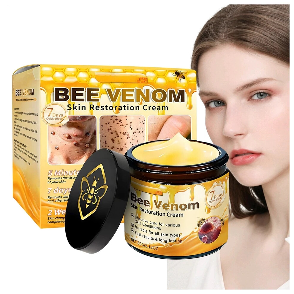 2Pcs Bee Venom Skin Restoration Professional Bee Venom Skin Deeply Clean Cream