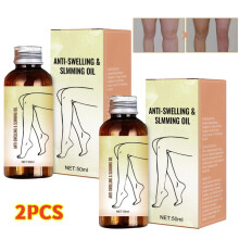 2PCS Anti-Swelling Slimming Oil Swellclear Massage Oil For Legs and Feet