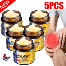 5PC Bee Venom Joint Pain Relief Cream Joint Bone Cream For Men Women Treatment
