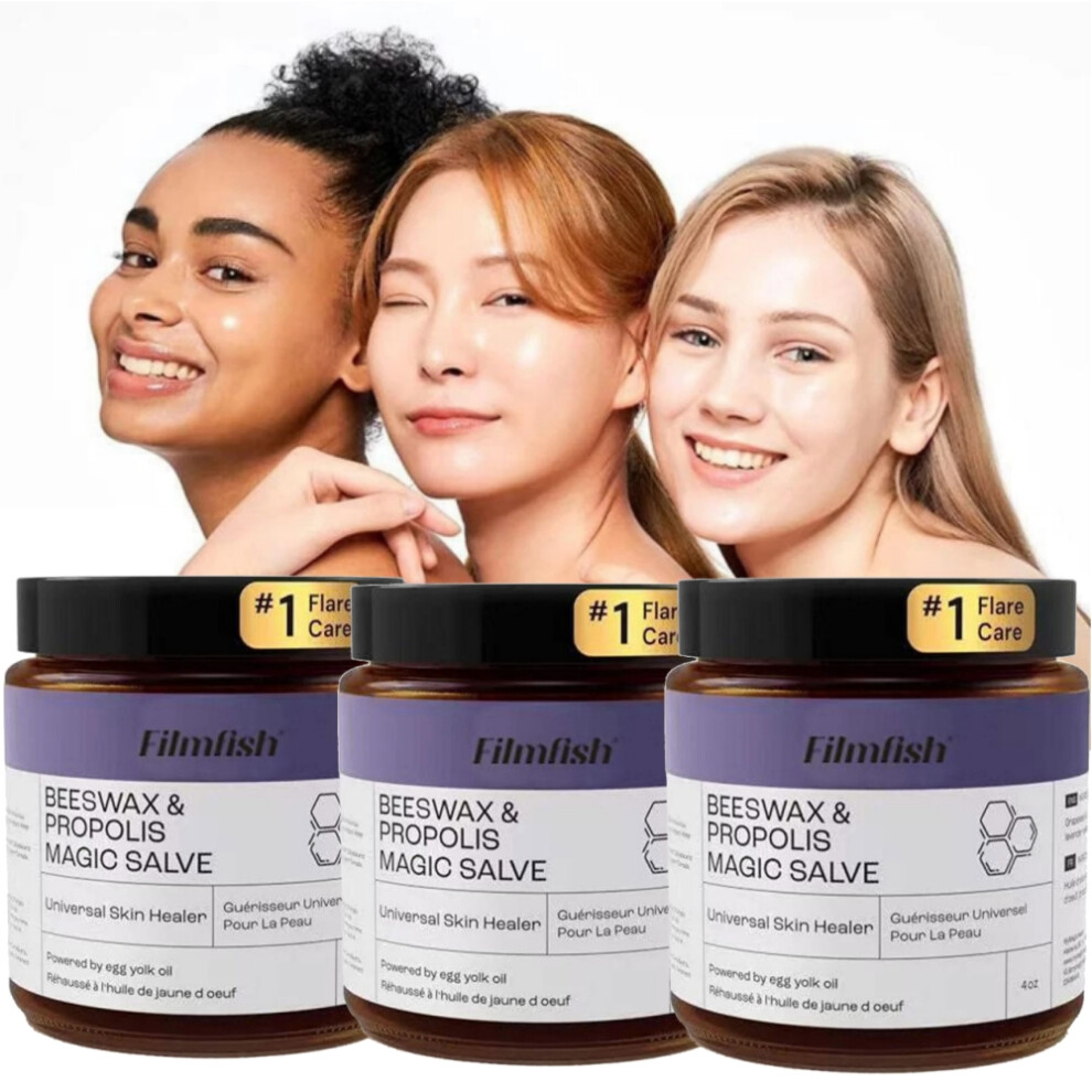 3PC Universal Flare Care | Relief for 97% of Skin Issues | Cysts Inflamed Skin 120g