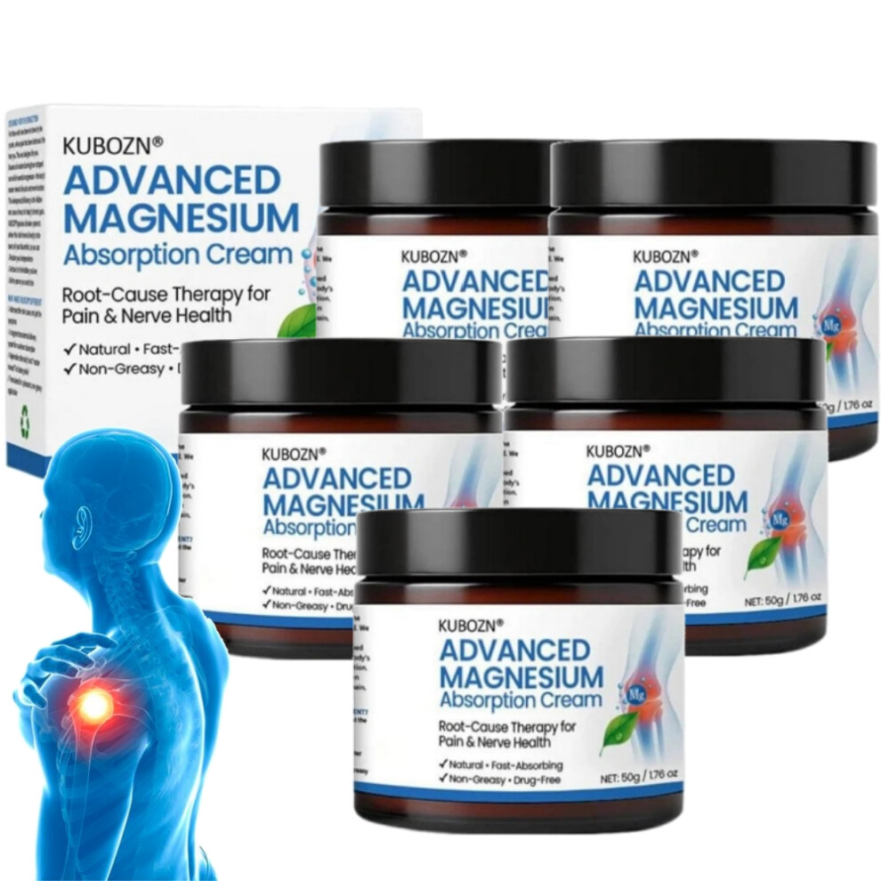 Cream 5Pc Advanced Magnesium Absorption ,Effectively Relieves Joint Pain