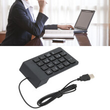 Tastierino numerico USB da 18 tasti mini tastiera numerica per Windows PC desktop e notebook