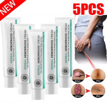 5PC Hemorrhoid Cream Treatment Of Anal Fissure Relieve Itching Burning Discomfort