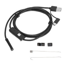 Endoscopio 3-in-1 Lunghezza 1,5 m Nero Lente da 7 mm