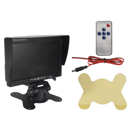 Monitor HD para câmera de ré com visão traseira para carro e caminhão 2
