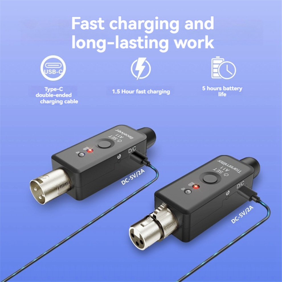 Sistema Wireless Per Microfono Trasmettitore Wireless Uhf-image