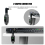 Microphone Transmitter Receiver for Dynamic 48v Condenser Mic,B 2