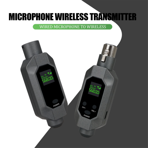Microphone Transmitter Receiver for Dynamic 48v Condenser Mic,B 2