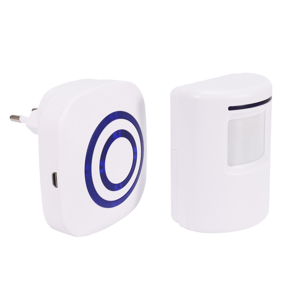 Wireless Business Door Motion Sensor Detector Smart Visitor Doorbell Eu Plug 4711171601762