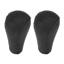 5-versnellingsbak van leer voor auto's, Konb-hoes, schakelpookknop voor