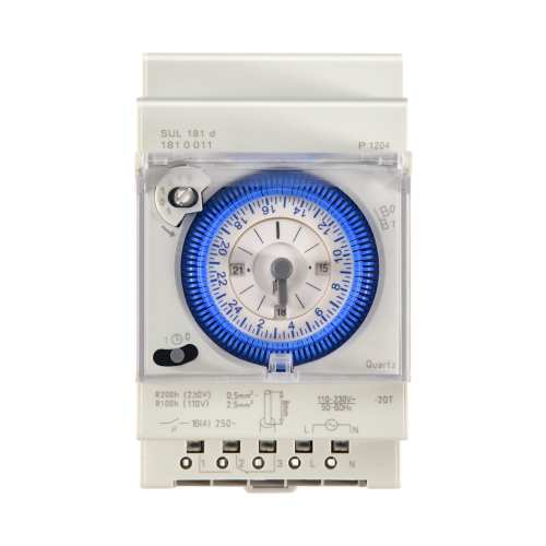 Timer meccanico analogico 24 ore programmabile giornaliero interruttore relè 2
