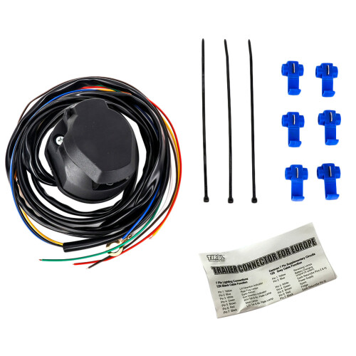 New 7 Pin Trailer Socket Cable 1.5M Wire for Car Trailer Wiring