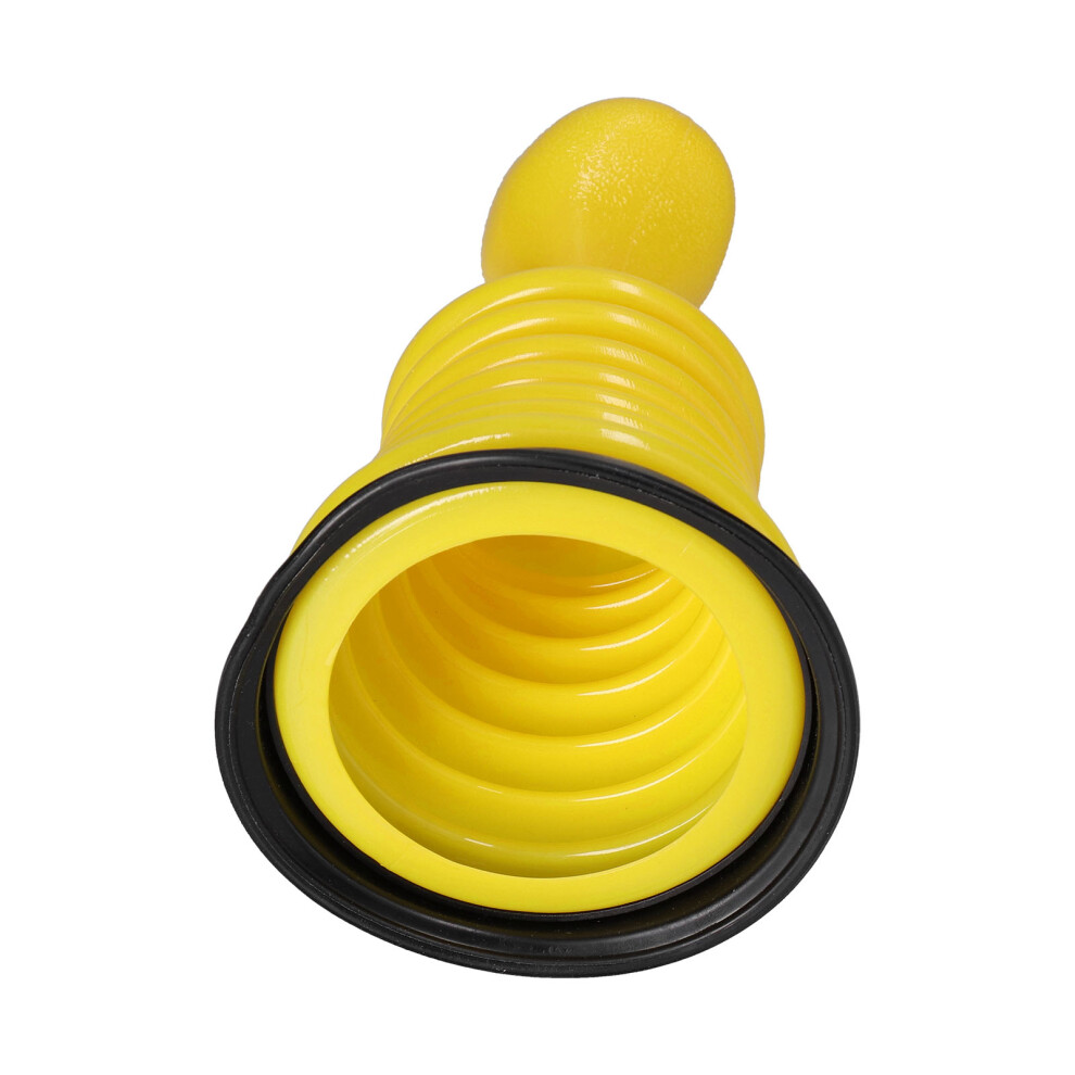 Yellow Toilet Drain Plunger Sewer Pipeline Dredge Tool For Kitchen & Bathroom 3161333183079