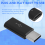 Micro-USB To Usb C Adapter,Usb Conversion Connector with Resistor 6