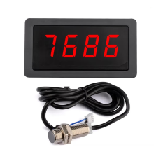 9999RPM kierroslukumittari digitaalinen LED-laskentamittari