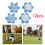 12Pcs Golf Shoe Spikes Golf Shoe Replacements TPU 2
