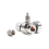 CO2-Regler 2000psi Manometer für 6mm Saugrohr 3/8-24UNF 6