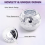 9 PCS Disco Ball Cups, 20 OZ Disco Cups with Straws and Lid 3