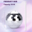 9 PCS Disco Ball Cups, 20 OZ Disco Cups with Straws and Lid 4