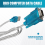 DB9 computerdatakabel DB9 9-benet VGA-hunstik USB til R232-grænseflade 4