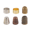 6 Pieces Sewing Thimble Finger Protector,Adjustable Metal Finger 3