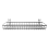 Hanging Basket for Wire Wall Grid Panel, 40X10X5CM, Black Painted 1