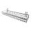 Hanging Basket for Wire Wall Grid Panel, 40X10X5CM, Black Painted 3