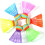 Training Badminton 10-Piece Nylon Shuttlecock Set Rainbow 5