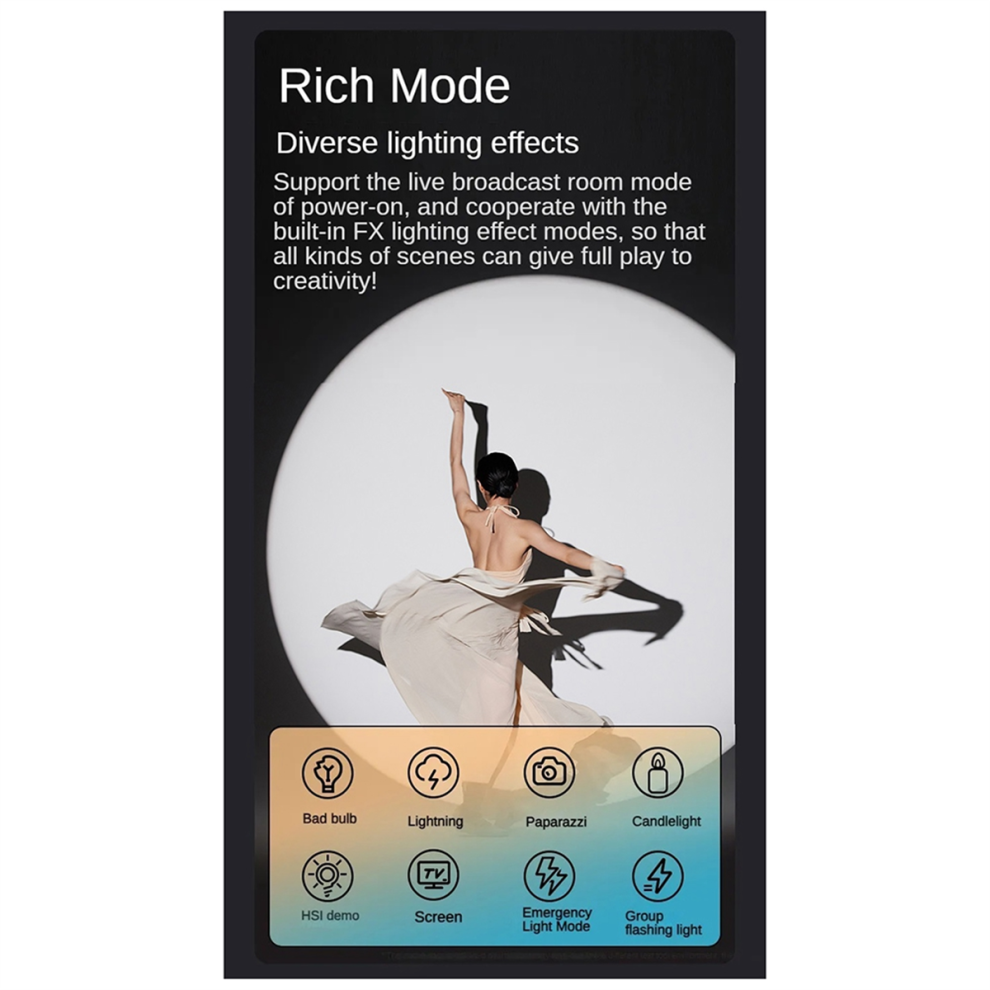 Neue 80W Led Video Licht Bi-Farbe Cob Fotografische Studio Licht Eu-image