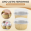 100 stk. engangs aluminiumsfolie bageforme cupcakeforme med låg 7
