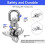 Ceiling Hook Hanging Chair,Heavy Duty Ceiling Bracket Swing Hook 3