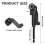 6Pcs Right Angle Drill Attachment Set with 105 Angle Drill Adapter 4