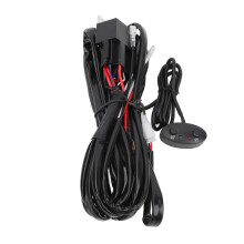 Arnés de haz alto/bajo DC12V 40A de dos colores 6,56 pies